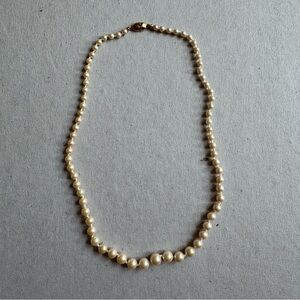 Monet Classic Cream Pearl Necklace